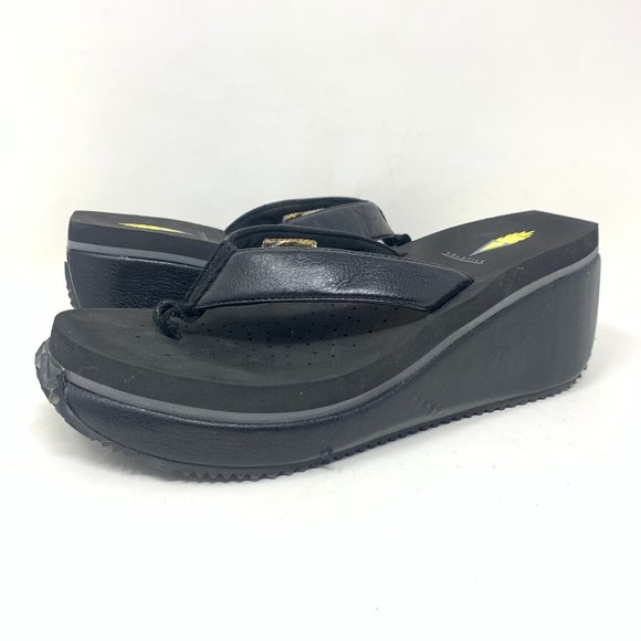 Volatile Wedge Flip Flop Sandals Platform Summer